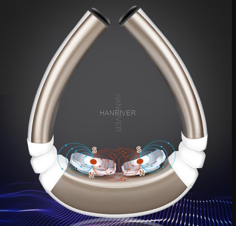 Cervical spine massager portable pulse massager for neck heating physical therapy body massager