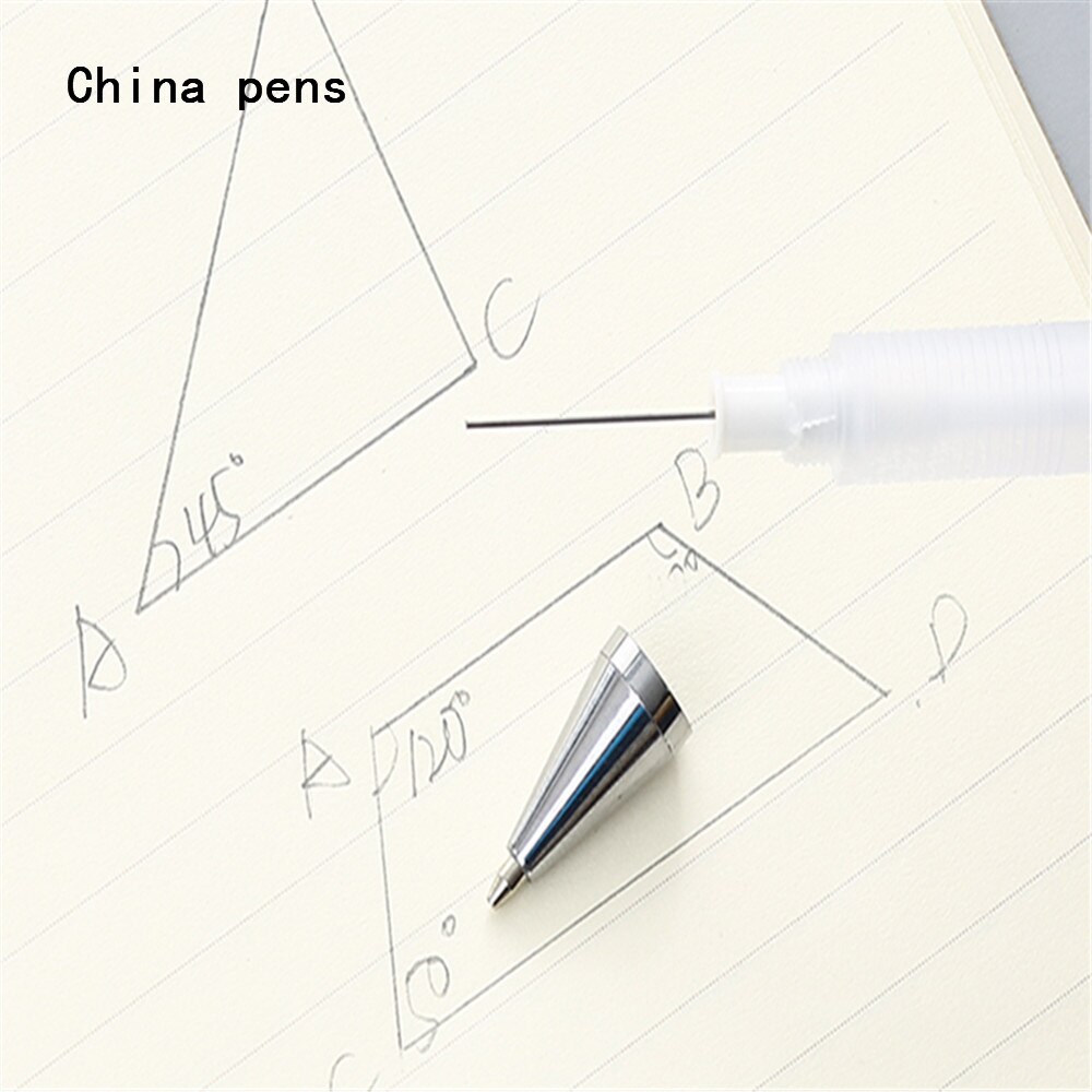 Simple Transparent white 482 Mechanical Pencil office School Smooth writing Sketch drawing pens art Automatic Pencil