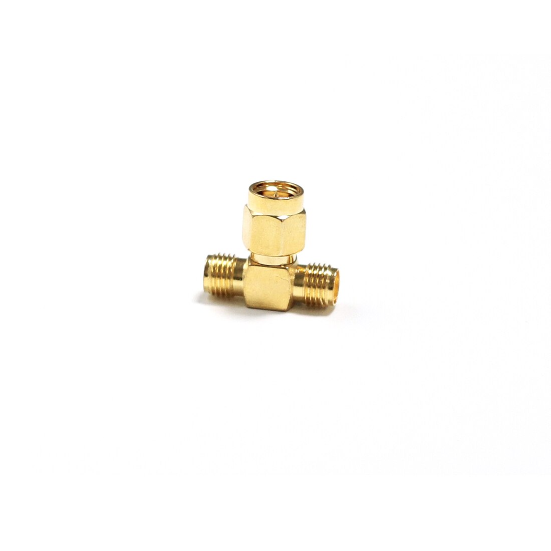 1 pcSMA Stekker naar 2 SMA Vrouwelijke Jack RF Coax Adapter Modem Converter Connector Triple T soort splitter goldplated