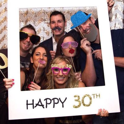 Einzigartige Geburtstag Party Rahmen Glücklich 30 40 50 Jahr alt Glücklich Geburtstag Foto Verkaufsstand Requisiten Photobooth Dekoration Ereignis Partei Liefert: glücklich 30