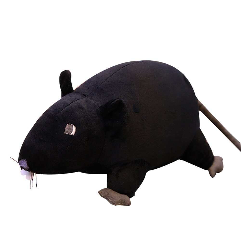 Simulated Plush Toy 3D Mouse Rat Animal Soft Plush Doll Toy Sofa Couch Home Decor Year: Black