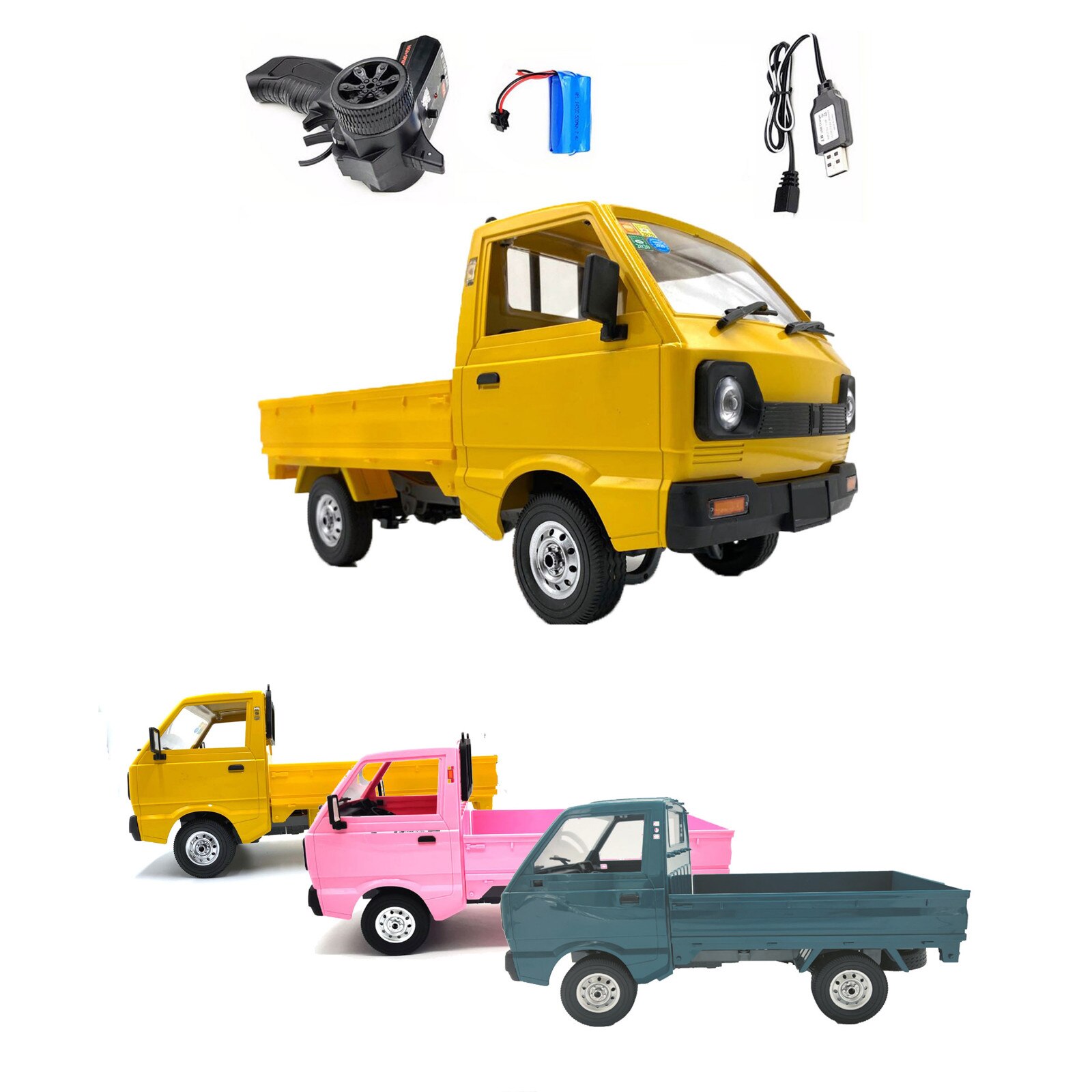 Rc Auto Speelgoed Wpl D12 1/10 Rc Auto Simulatie Drift Truck 260 Motor Rc Auto Speelgoed Voor Kinderen Kid радиоуправляемая Машинa Carro