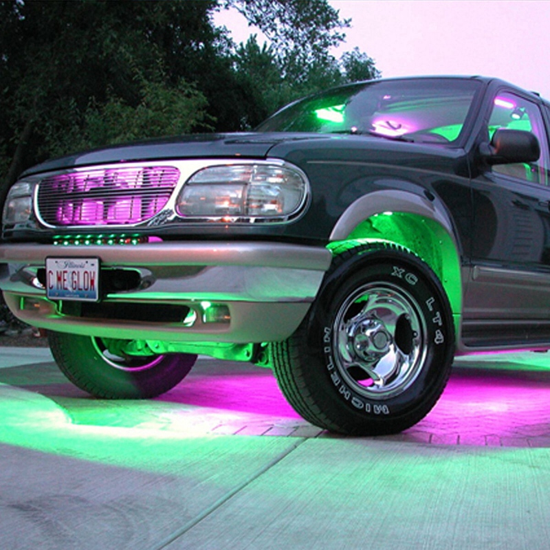 5Pcs 10Cm Waterproof 5050 Led Strip Lights Dc 12V Caravan Boat Car