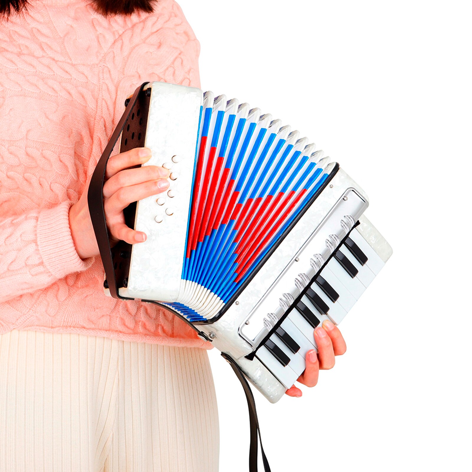 17 Key 8 Bass Mini Accordion for Beginners Over 6 Years Old Christmas