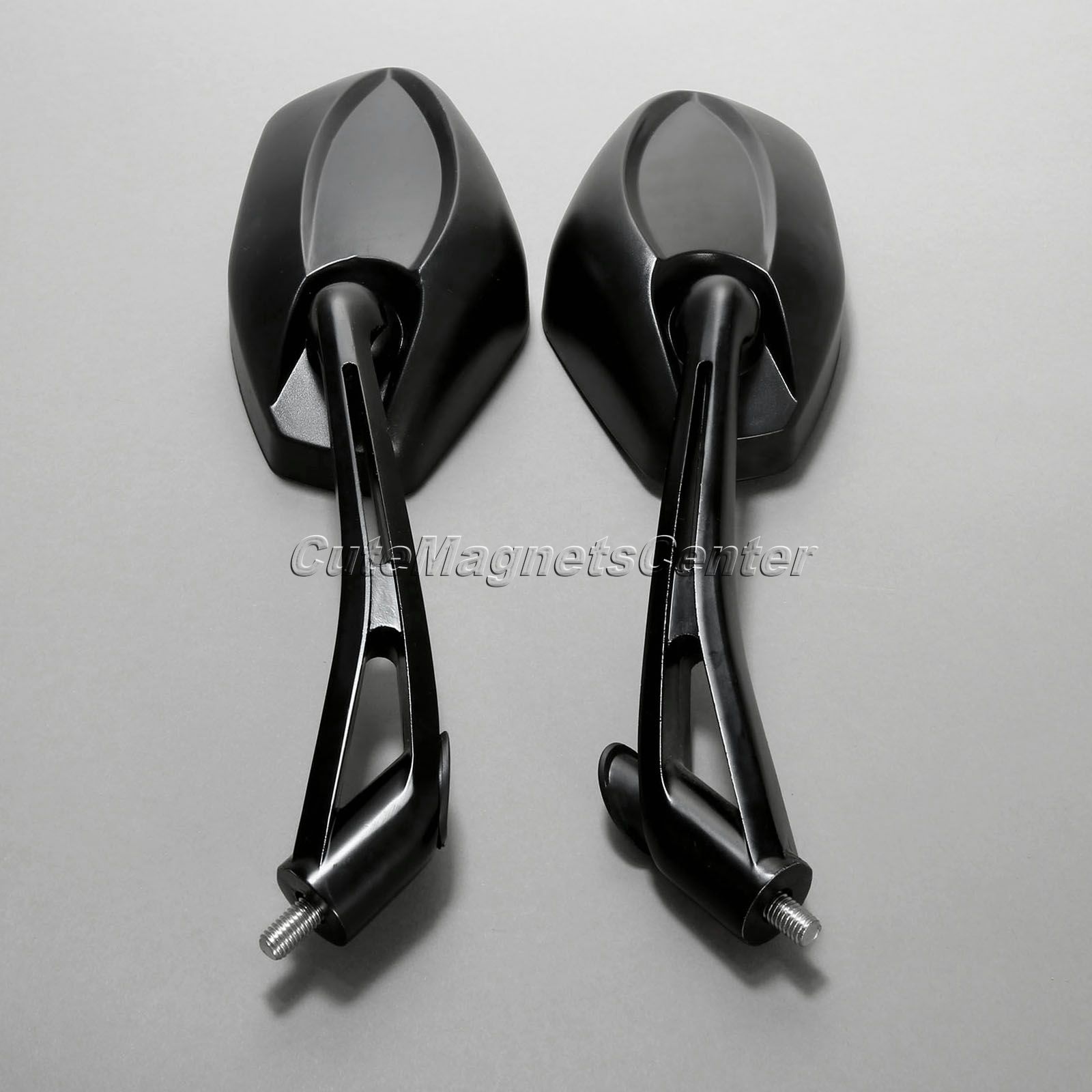 1 Pair Black Openwork Bar End Universal 10mm/8mm Motorcycle Rear View Side Mirrors For Motorbike Suzuki Kawasaki KTM Accessories