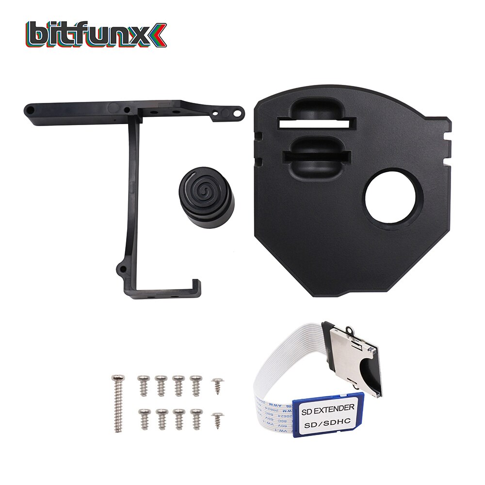 Bitfunx-Kit de montaje de tarjeta SD, mando a distancia, adaptador de extensión para SEGA Dreamcast GDEMU5.5 5.15b: black