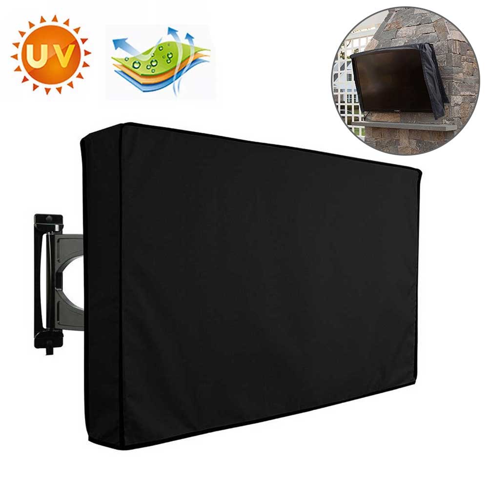 1 Stuks 32 Inch Tv Oxford Outdoor Tv Cover Screen Case Met Bottom Cover Voor 22-58 Inch Tv screen Stofdicht Waterdichte Hoes