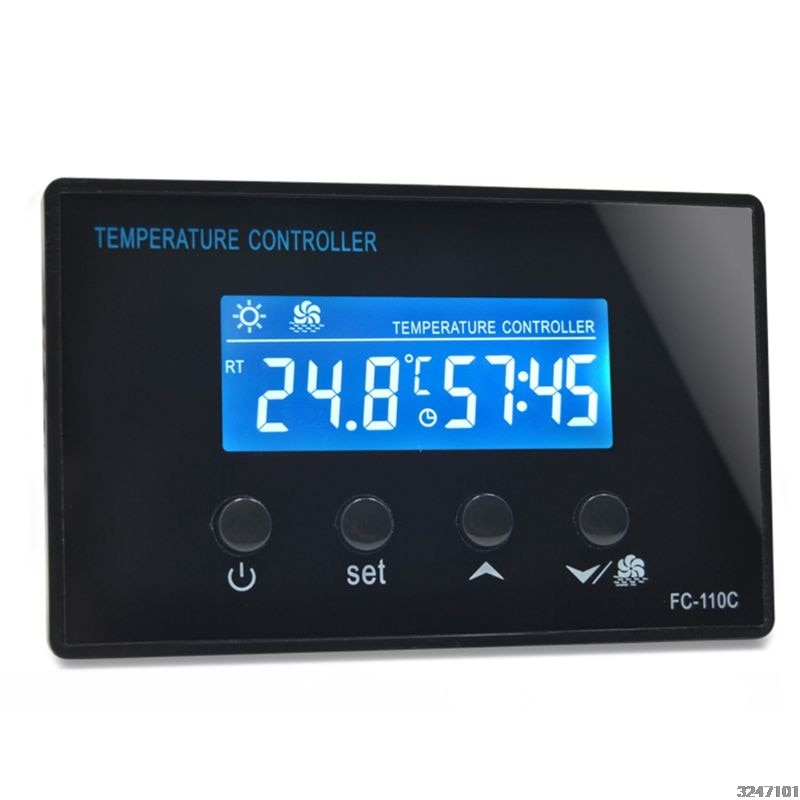 Digital Sauna Thermostat 220V 10A Temperature Controller Timer with NTC Sensor