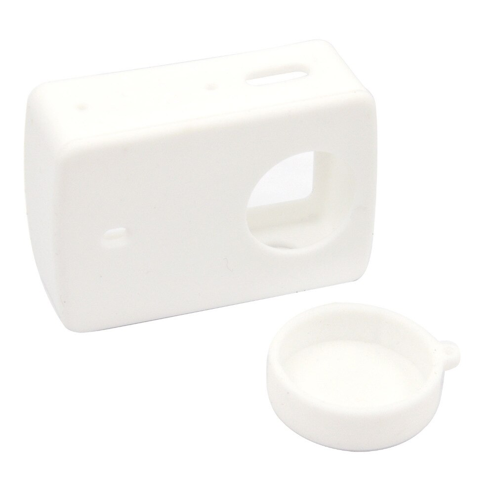Housse de protection en Silicone Gosear coque de protection capuchon d'objectif en peau pour Xiaomi Yi 4 K XiaoYi 2 II Xiomi 4 K Gadget de caméra d'action
