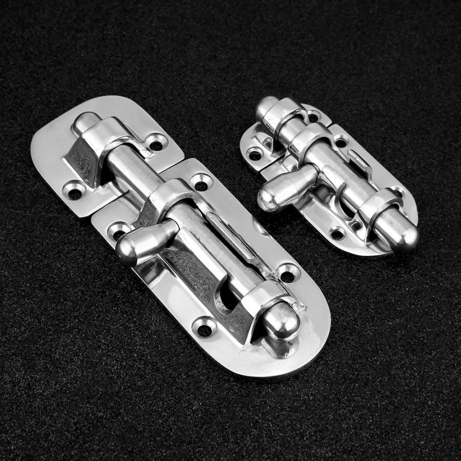 60/110mm Stainless Steel Marine Boat Door Window Lock Latch Slide Barrel Bolt Clasp Sliding Hasp Locks Push Pull Toggle Buckle