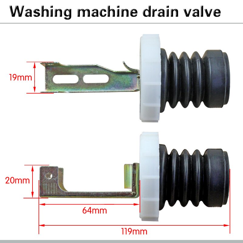 Automatic washing machine drain valve water plug valve core water plug cup spring washing machine parts