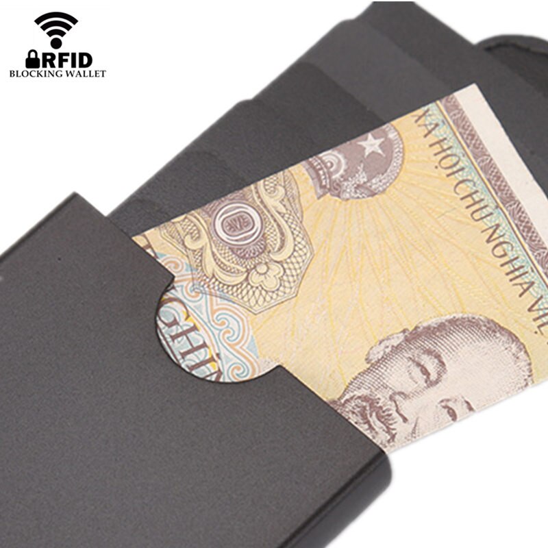 ZOVYVOL MÄNNER Aluminium Karte Lagerung Kasten Gestapelt Karte Paket Karte setzt Kreativität Geschäft Anti-diebstahl Ich würde Kreditkarte Halfter