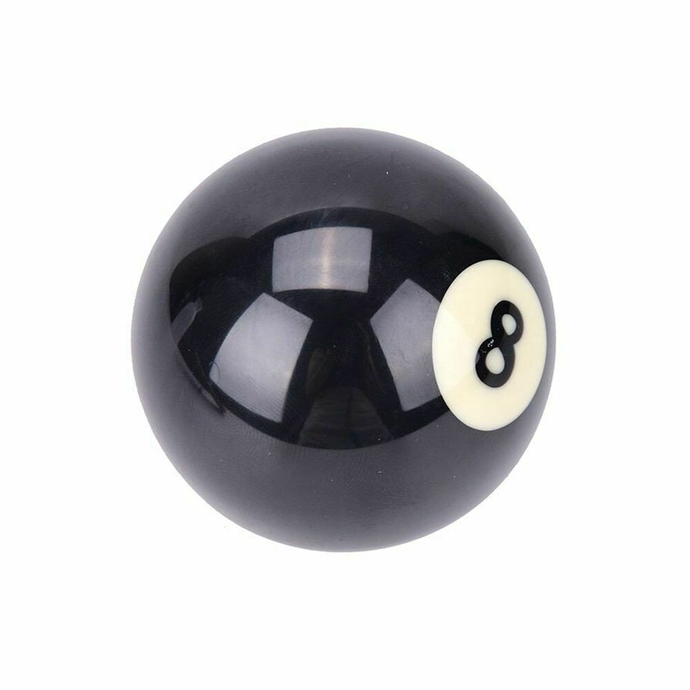 52.5mm otte kugle standard almindelig sort 8 kugle  ea14 billardkugler  #8 billard poolbold udskiftning snooker kugler