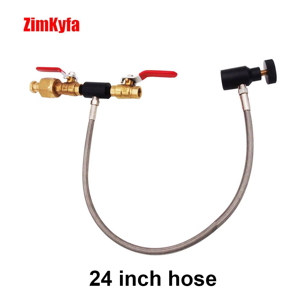 Adaptateur de recharge de CO2 W21.8, cylindre de carburateur de Soda, réservoir: 24 inch hose