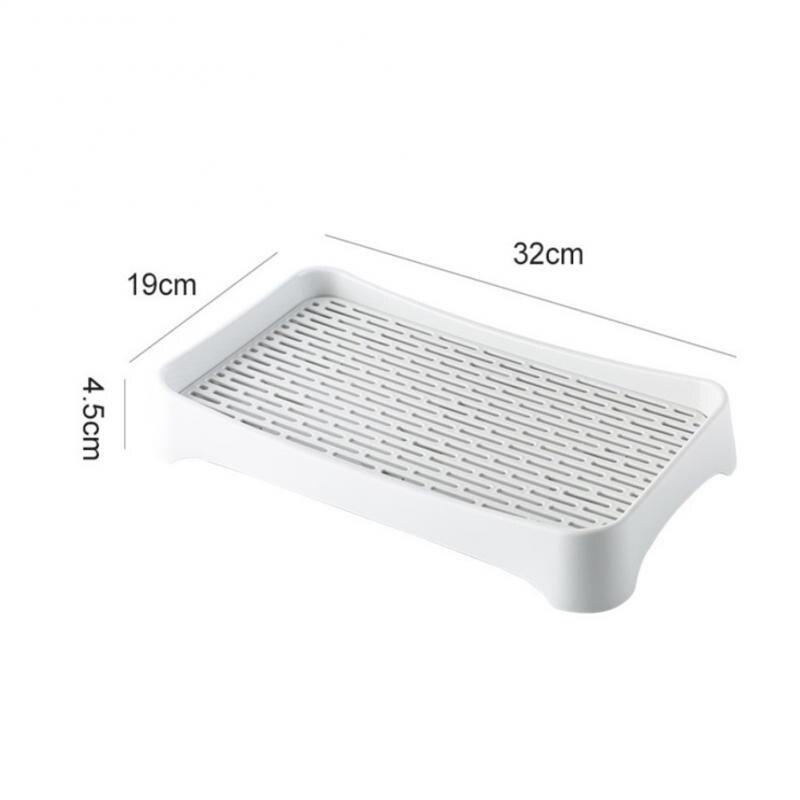 Kitchen Drain Tray Double Layer Glasses Bottle Cup Bowl Cutlery Dish Drainer Detachable Storage Tray For Kitchen Sink Tea Table: 03