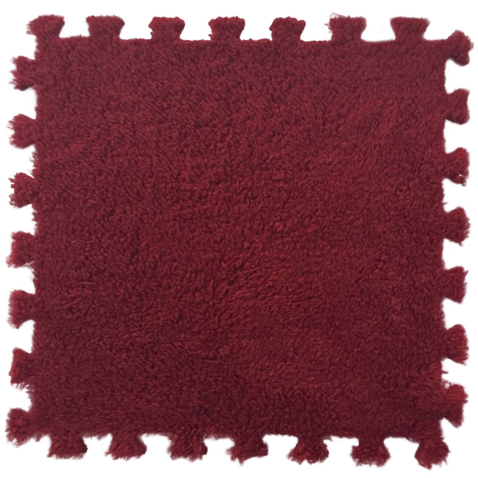 Tapis de carré Puzzle Polyester velours tapis en 14 couleurs bricolage épissage blocs de couleur décor à la maison: N