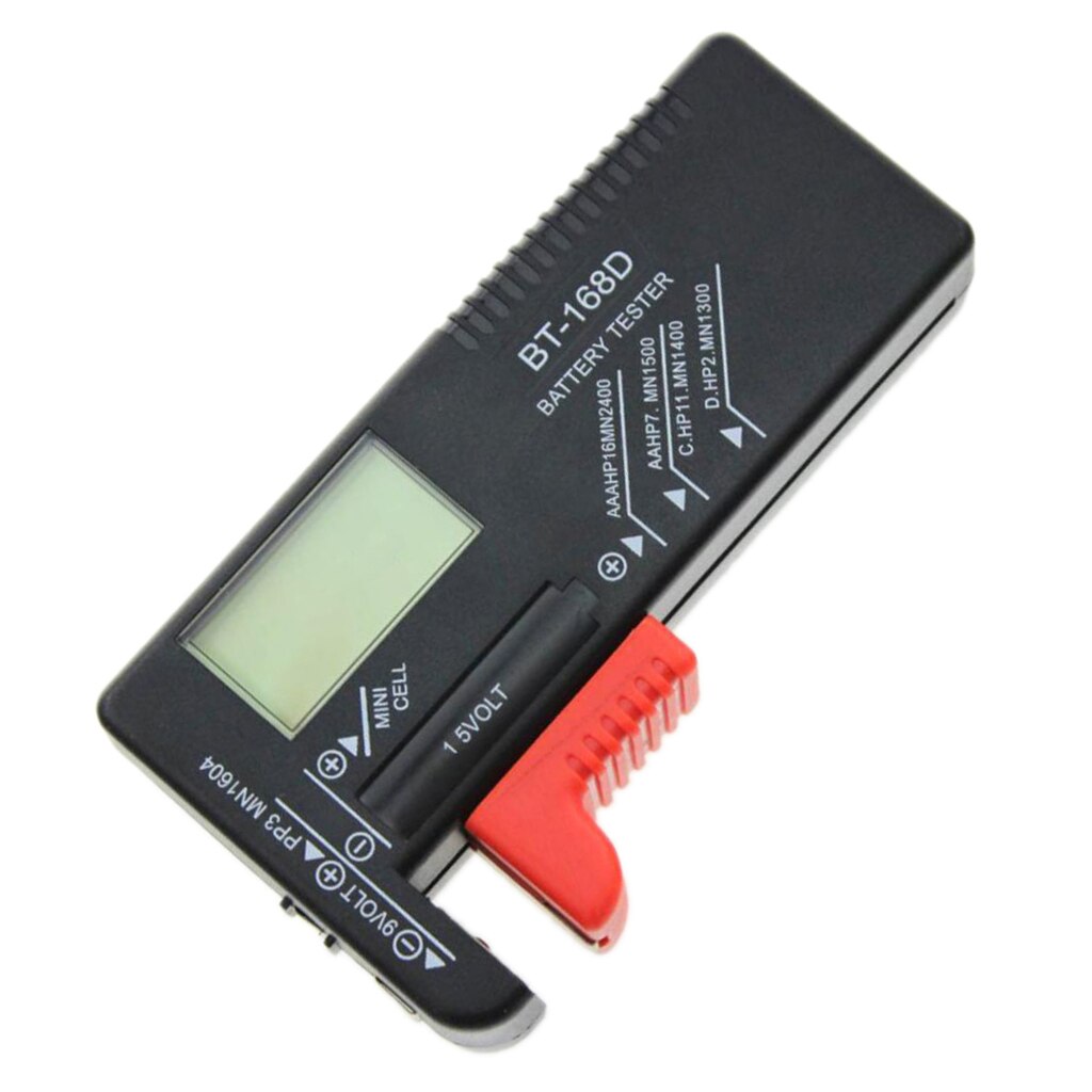 Battery Checker Tester for AA AAA C D 9V 1.5V 9V Button Cell Battery