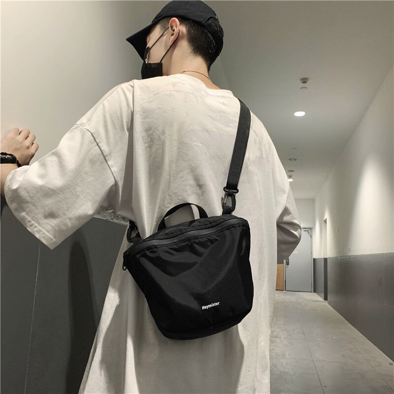 Messenger bag college style shoulder bag street trend shoulder bag student bag