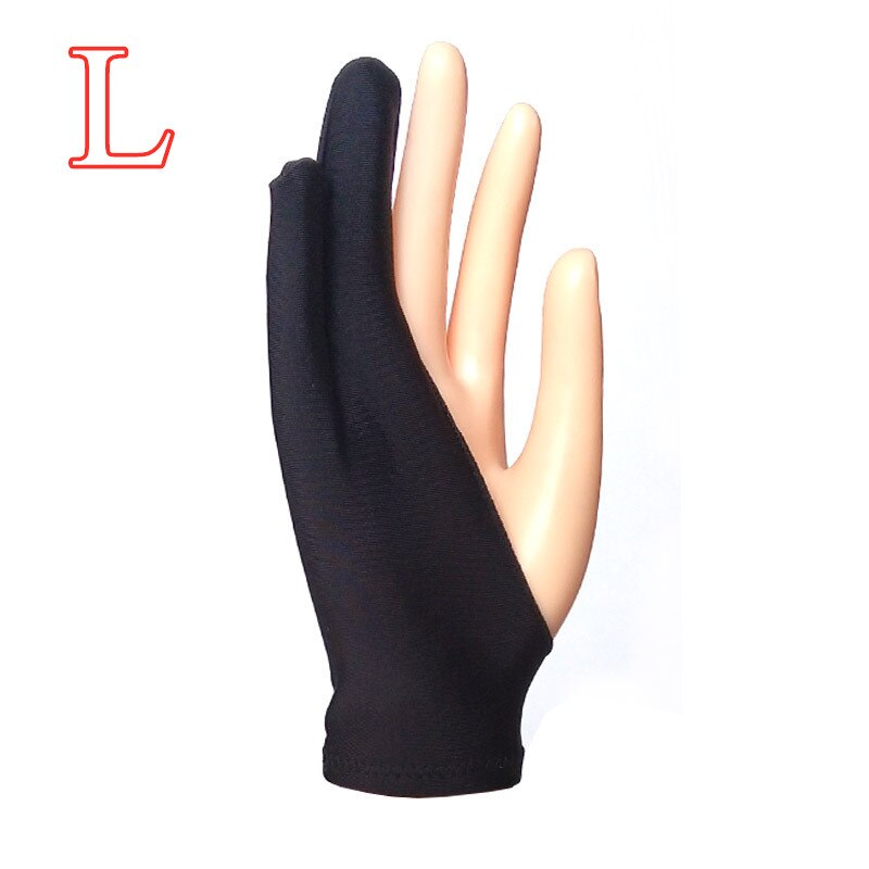 2 Finger artist glove for drawing kids Right Left Hand Artist Drawing for Writing Oil Painting Students Arts Lover Protection: L