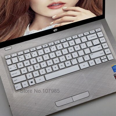 2017 nowy 14 cal Laptop klawiatura pokrywa Protector dla HP pavilion X360 14-BAxxxx / X360 14-BFxxxx serii Notebook skóry: White
