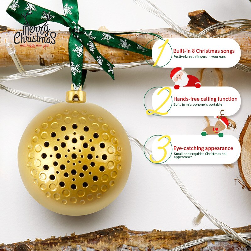 Bluetooth Speaker Portable Wireless Loudspeaker Sound System Stereo Music Surround Outdoor Speaker song speaker Christmas