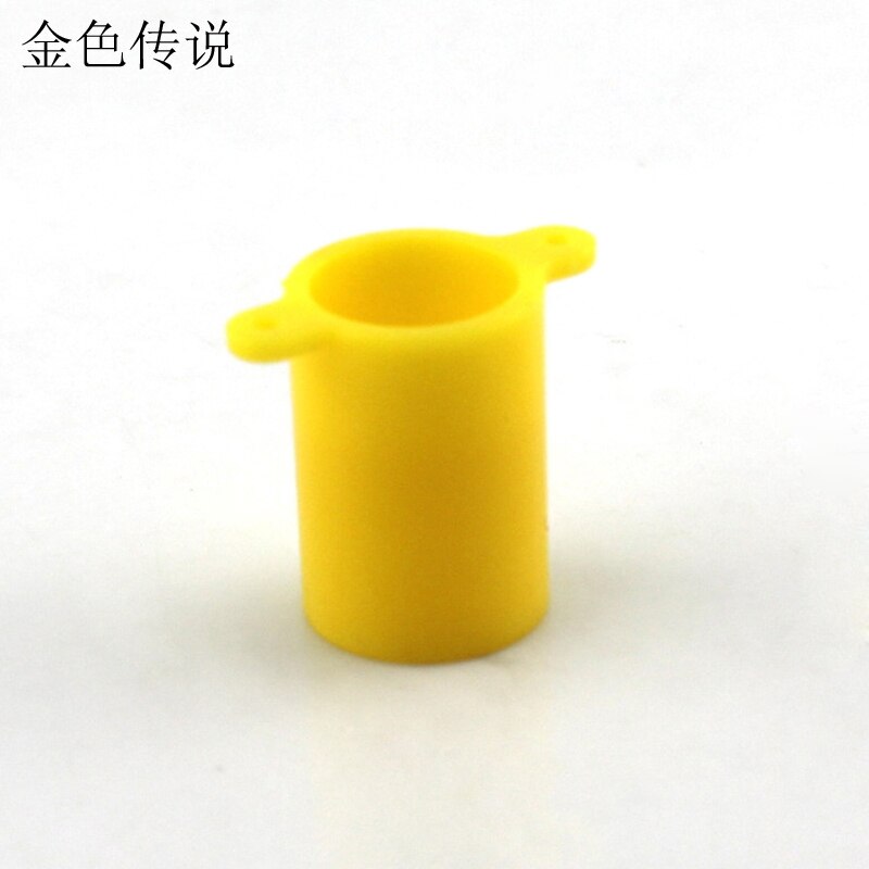 LED cylinder base (yellow) plastic lamp cover led light-emitting diode bracket fixed bracket