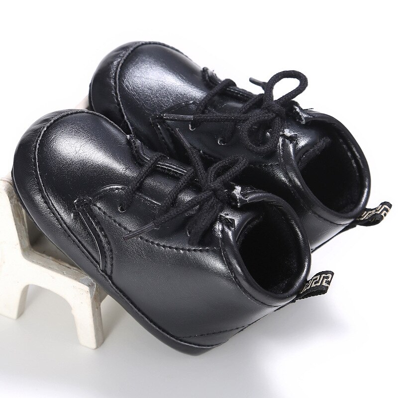 Baby Schoenen Meisjes Jongens Pu Leer Lace Up Hoge Kinderen Sneakers Meisje Baby Schoenen Sport Herfst Winter Schoenen