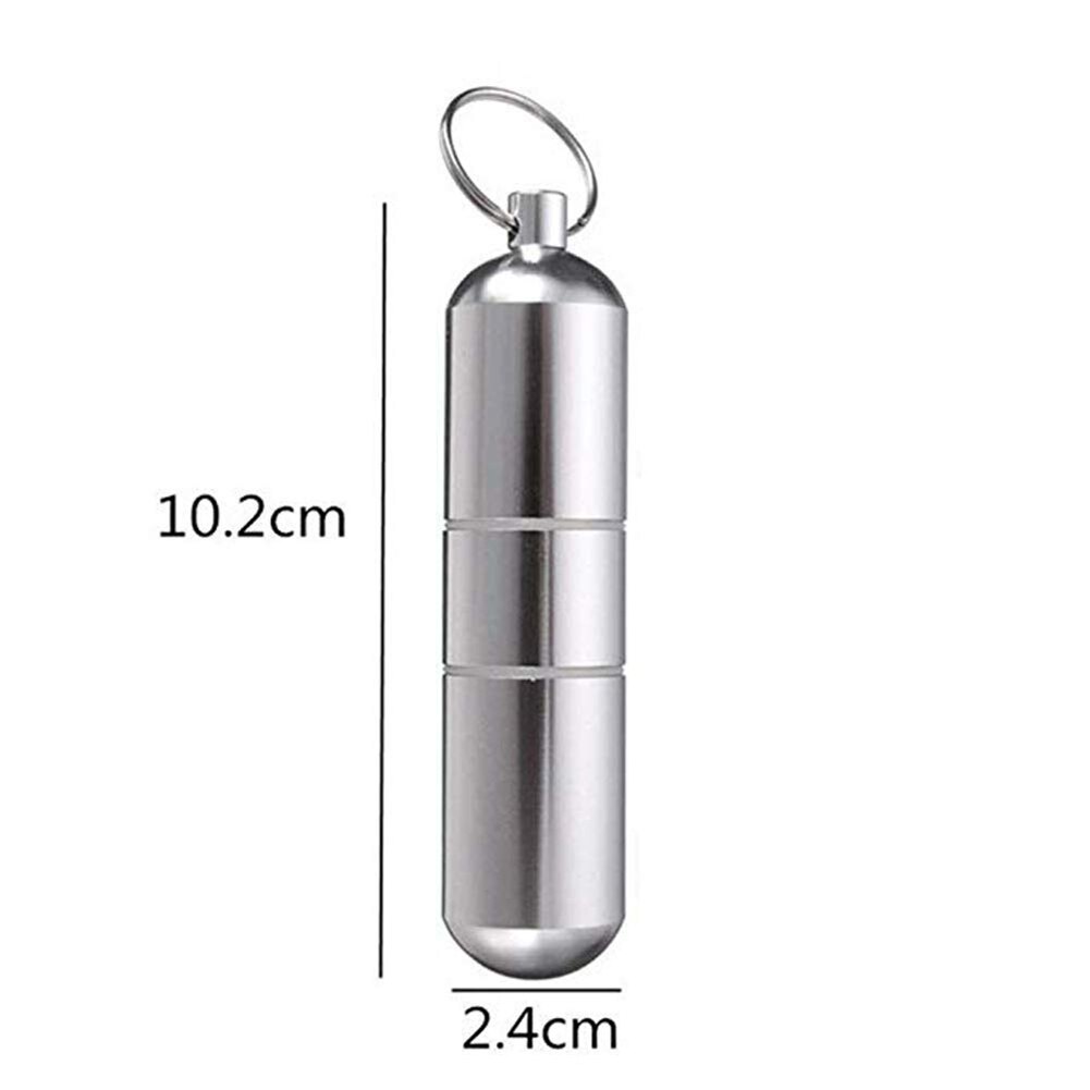 Ich bin freien Wasserdichte Pille Kasten Pillen Veranstalter fallen 3-Abschnitt Zylinder Medizin Pille Lagerung Kasten fallen Tablette Container