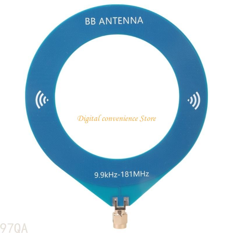 97QA Easy Installation Wide Ranges Antennae for Radio Device 9.9kHz-181MHz Frequency: WHITE