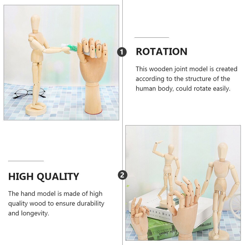 Wooden Palm Ornament Wooden Crafts Decoration Joint Palm Ornament Art Craft