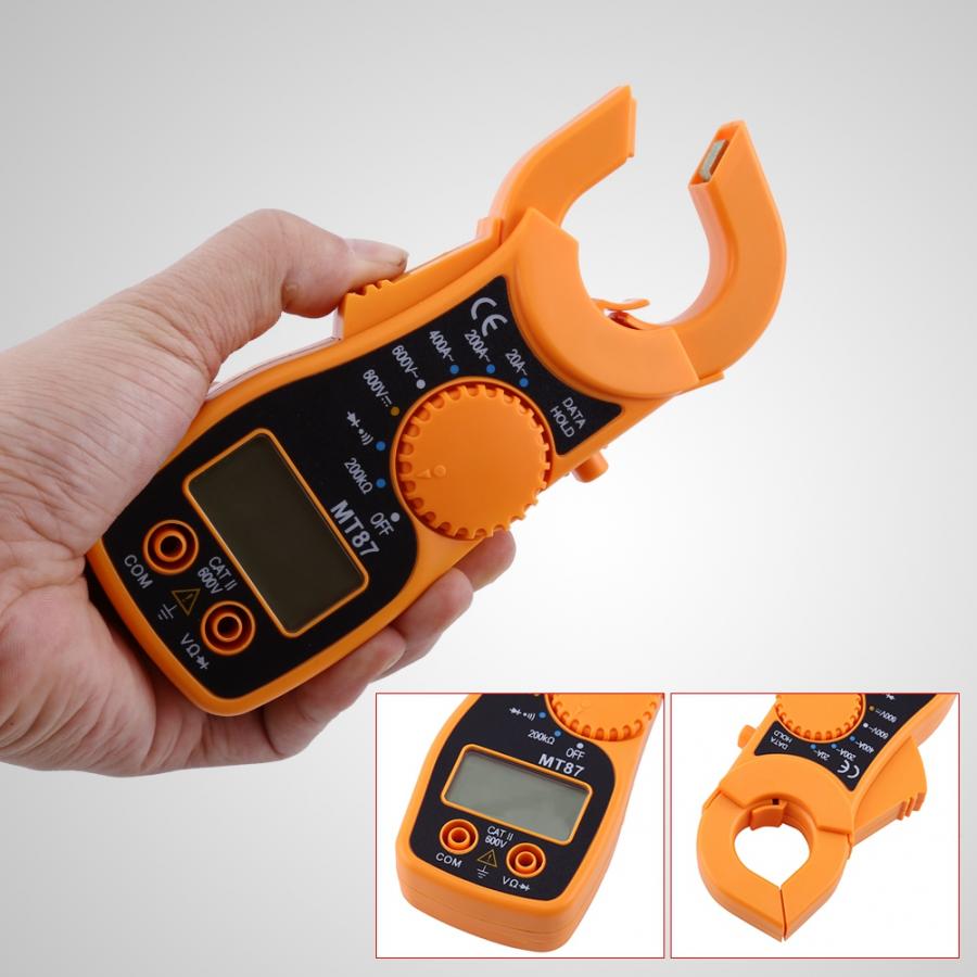 Digital Multimeter Clamp Meter Multimeter AC DC Voltmeter Auto Range Volt Ohm Amp Tester