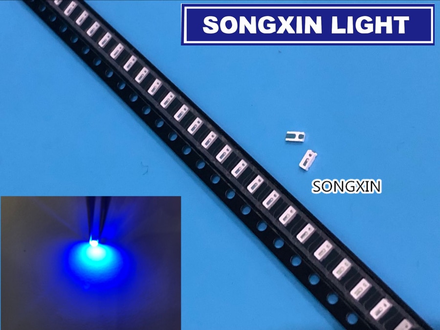 100PCS SONGXIN LIGHT Smart Electronics Super Bright 3014 Blue Lighting SMD Led Diode 460-470NM 0.1W 30MA