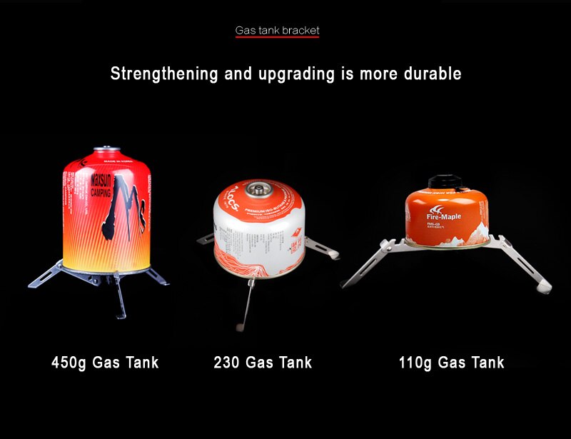 Apg Camping Gas Tank Dual-Purpose Vouwen Beugel Fles Plank Stand Rvs Statief Bus Stand Voor Koken Gas kachel