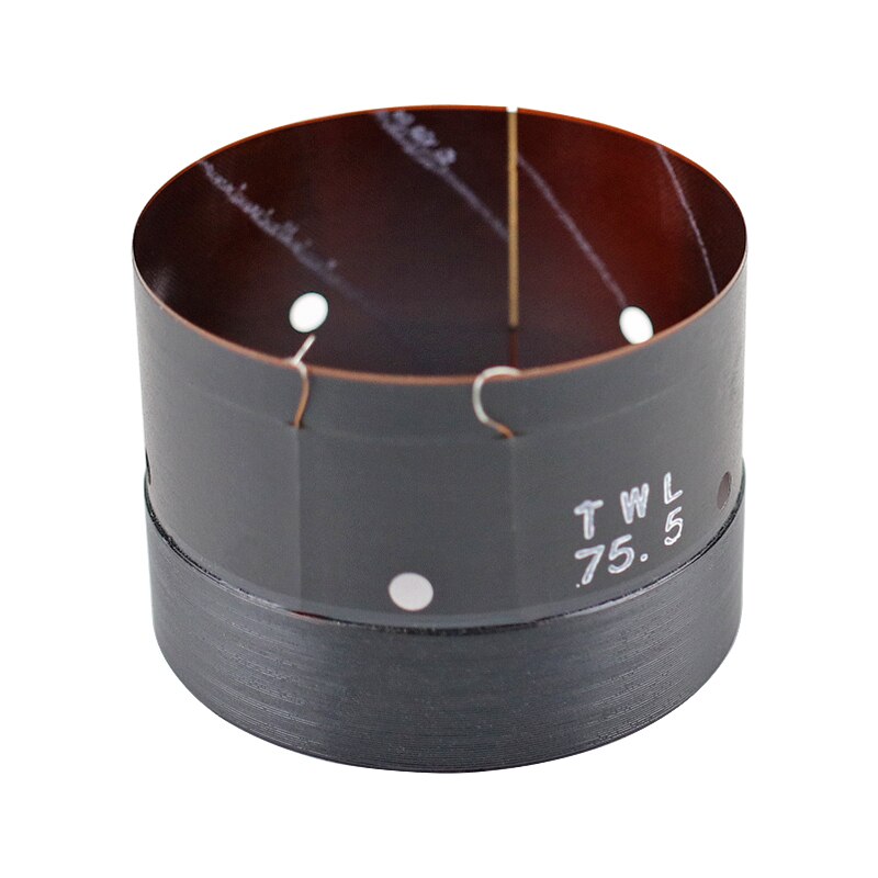 SHEVCHENKO 75.5 MILLIMETRI Woofer Bobina Bobina di Filo di Rame In Fibra di Vetro di Riparazione 75 Core Bass Speaker Accessori 500W-680W 2pcs