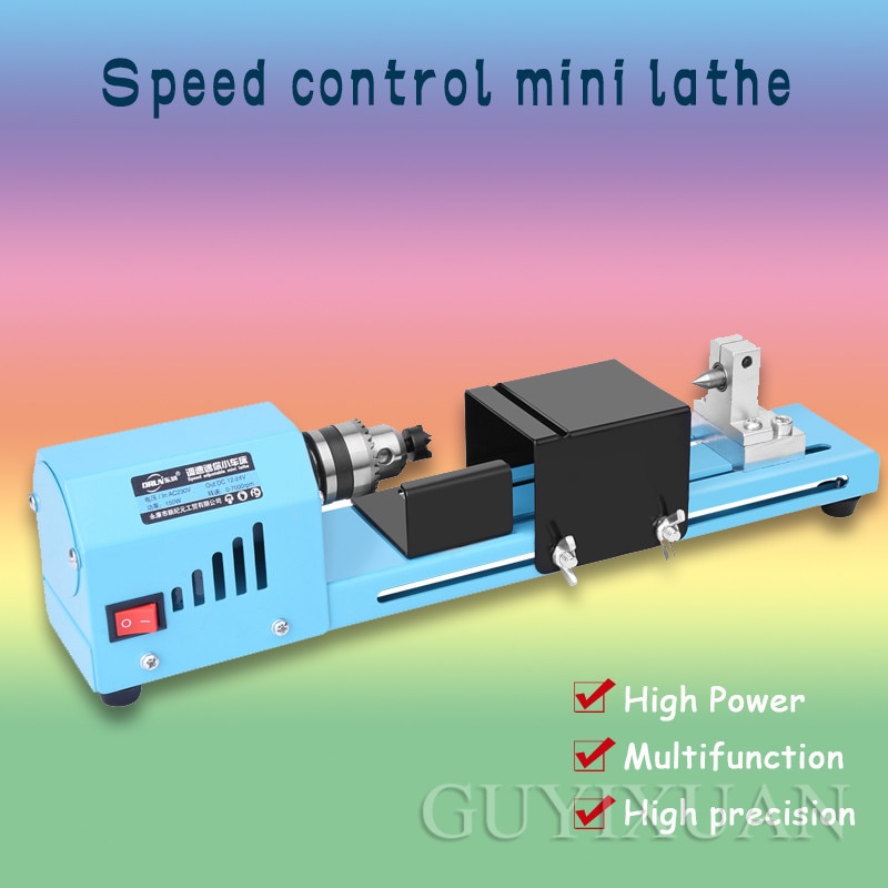 Mini DIY Woodworking Lathe Multifunctional Small Lathe Grinding Polishing Cutting Ball Machine