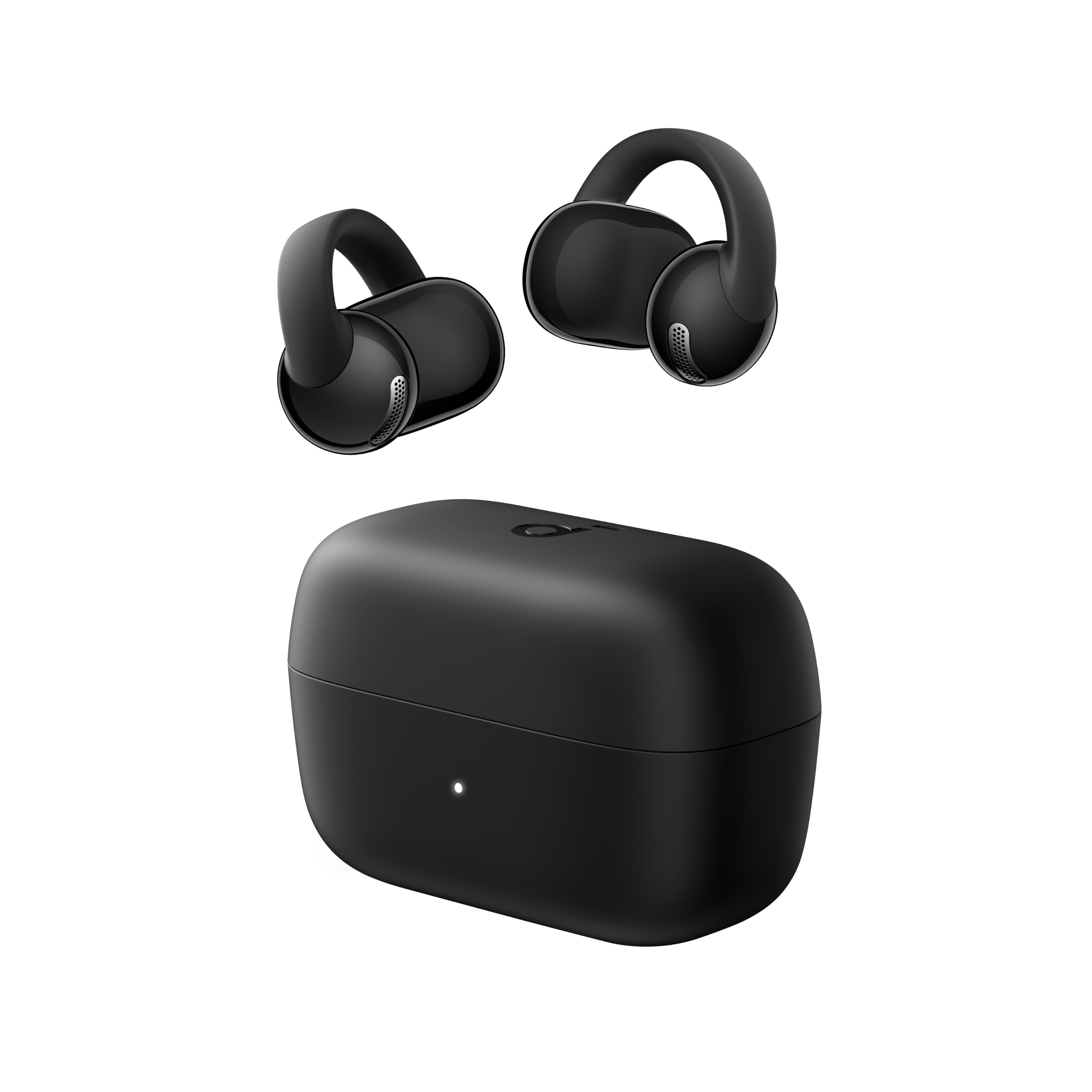 Soundcore  c50i clip-on bluetooth-oortjes - draadloos, compatibel met apple, met engelse vertaling, bluetooth 6.0: Zwart