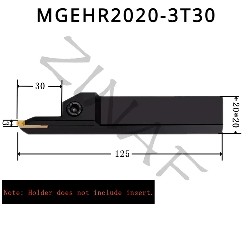 MGEHR MGEHR2020 MGEHL MGEHR2525 2T30 3T25 3T35 4T30 4T35 4T40 5T35 5T40 5T45 Verlängertes Nutmesser MGGN-Serie Einsatzdrehmaschine