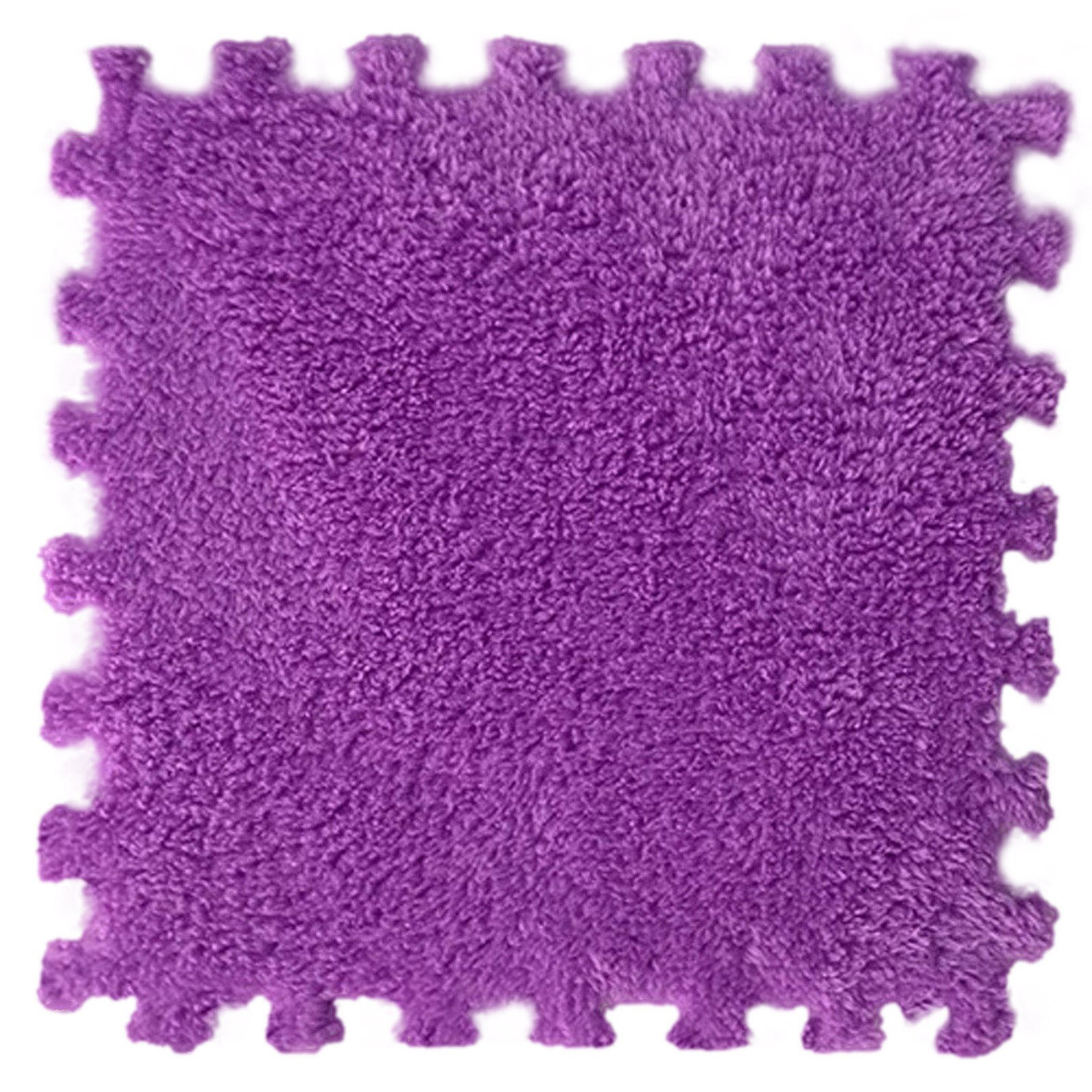 Tapis de carré Puzzle Polyester velours tapis en 14 couleurs bricolage épissage blocs de couleur décor à la maison: M