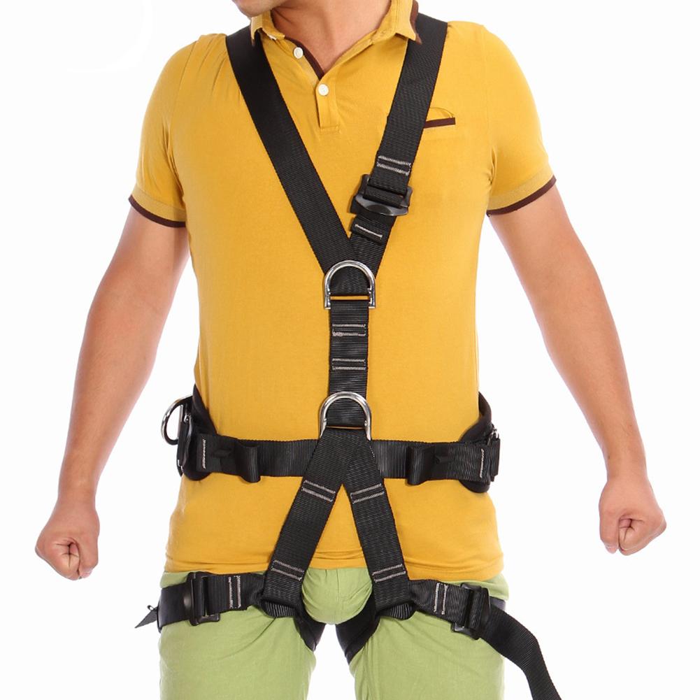 Full Body Outdoor Rock Climbing Safety Harness Belt Mountaineering Equipment