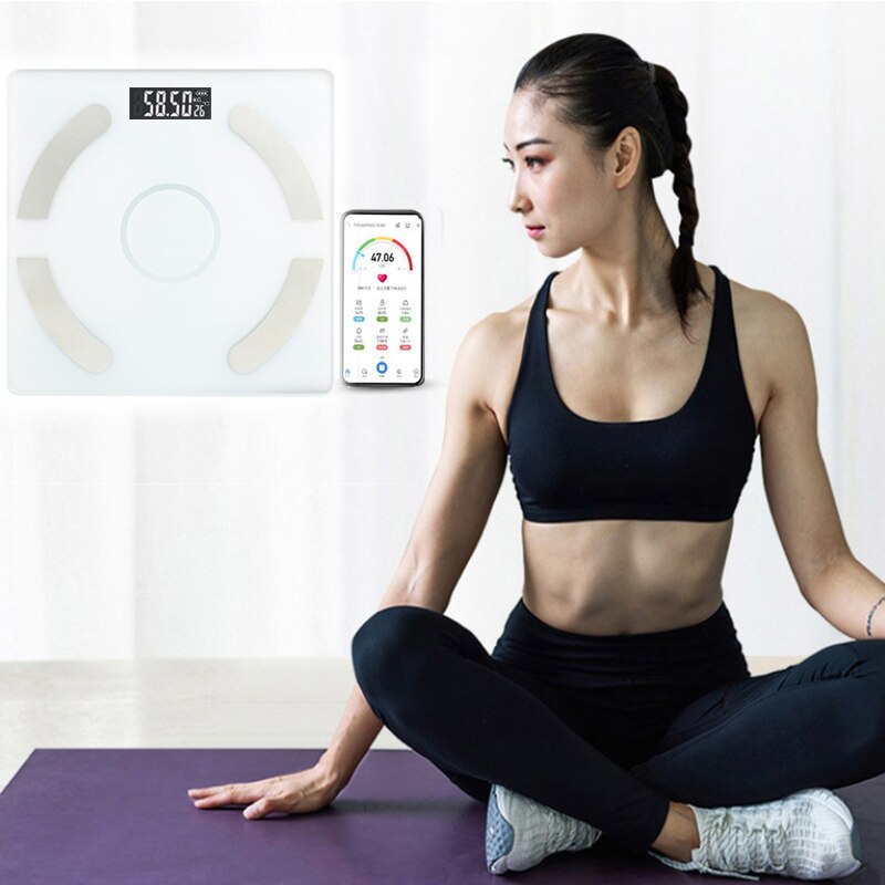 Bathroom Scales Floor Scales Smart Scale Digital Weight Scale Portable Bluetooth Body Fat Scale Small Household Bathroom Product