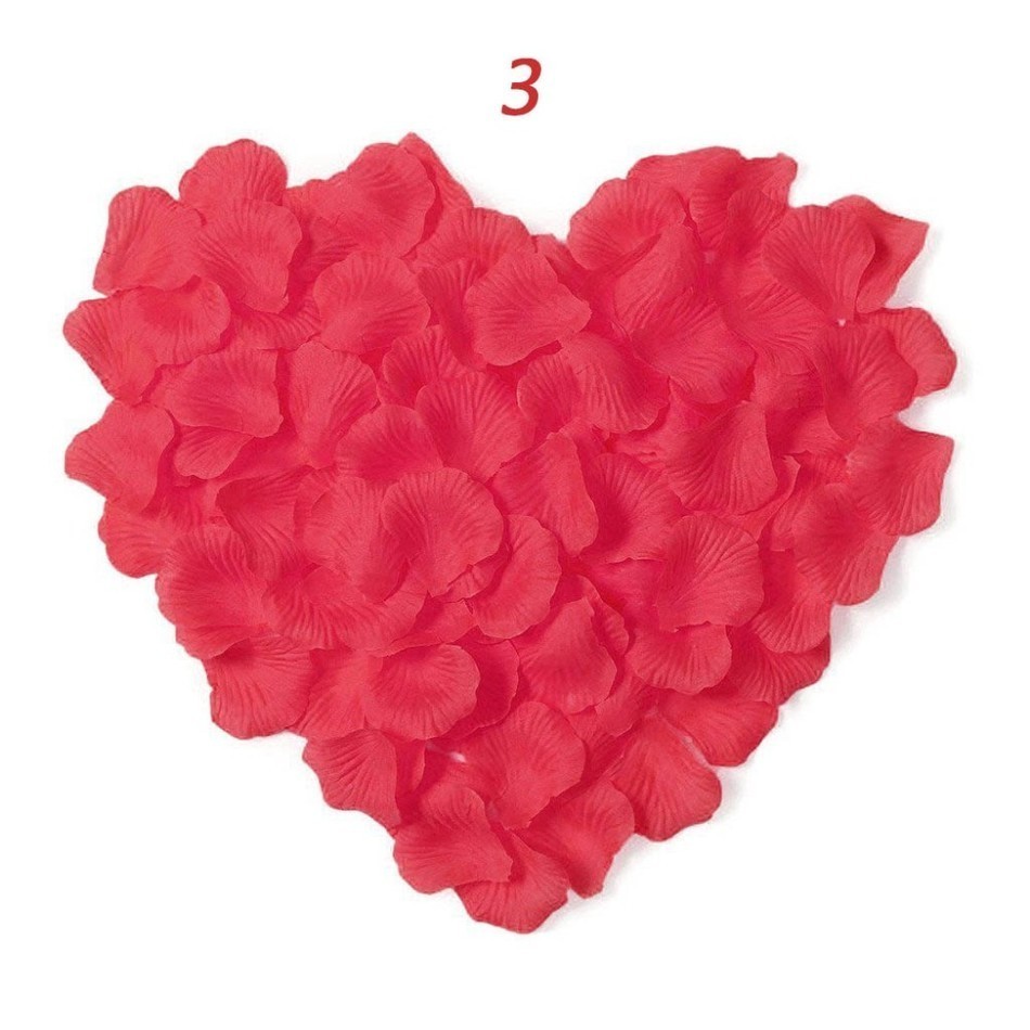 Wedding Rose Petals 100pcs/lot Decorations Flowers Polyester Wedding Rose Artificia: Z3