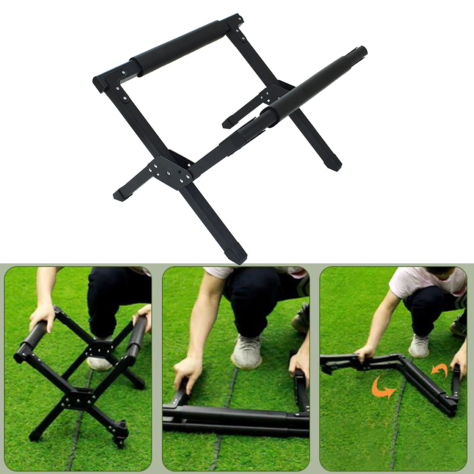 Cooler Box Stand Adjustable Hiking Ice Box Foldable BBQ Grill Holder Bracket