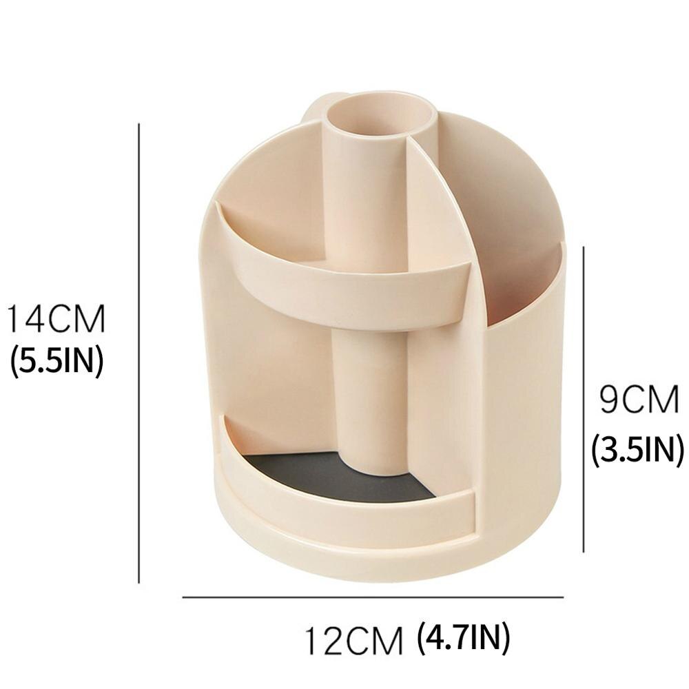 Rotating Pen Holder Desk Pen Organizer Holder Pen Pencil Ruler Organizer Multi-Purpose Desktop Storage Box Office Stationery: 03