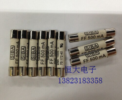 SIBA 6 * 32 F6.3A H500V Germany SIBA fuse fuse imported 189020