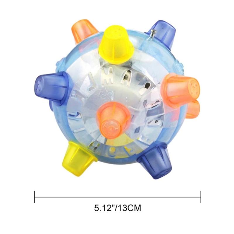 Dog Flashing Dancing Ball Toy Funny Pet Glowing Ball Dog Bouncing Jumping Balls Dog Interactive Puzzle Balls Random Color