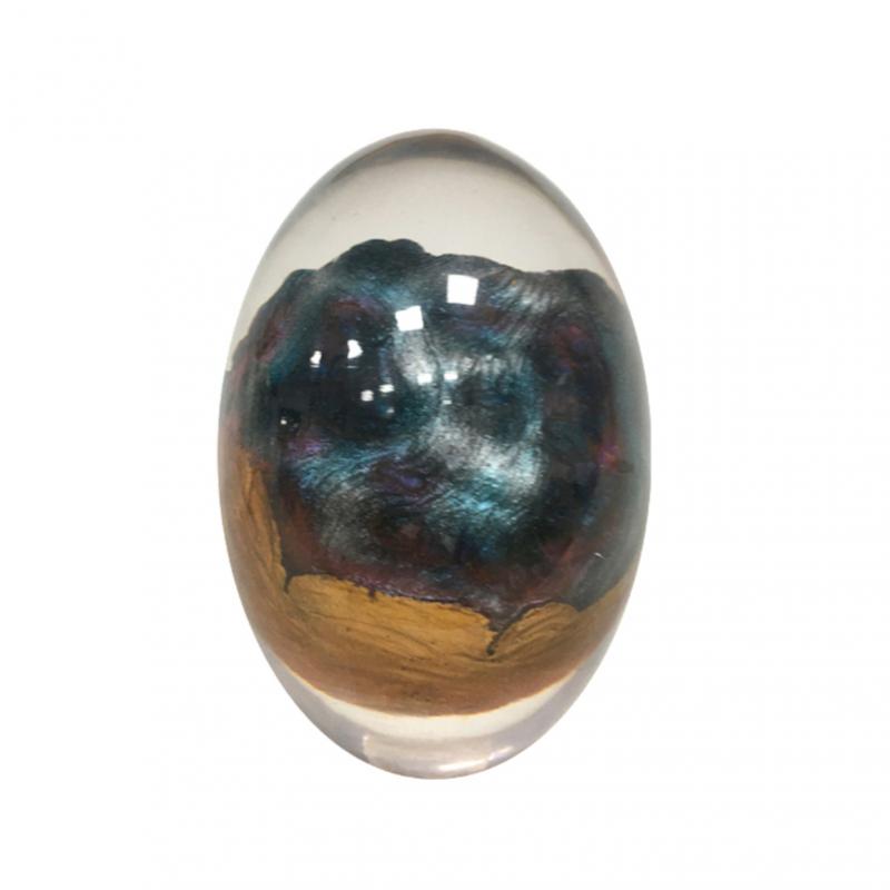 Crystal world Dragon Egg Ornamental Collection Decor Dinosaur Egg Statue Resin starry sky Egg Minerale Gemstone Home Decoration: 06