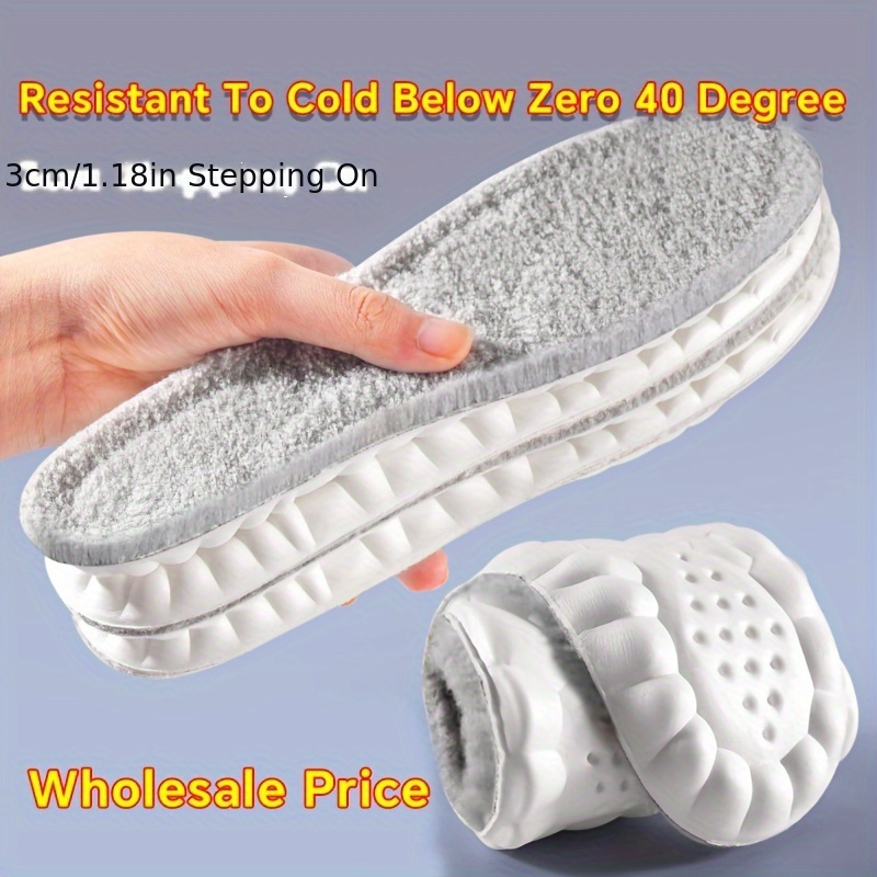 Palmilha esportiva quente em eva com absorção de impacto, confortável, desodorizante, respirável, com amortecimento para homens e mulheres, suporte para o arco do pé e inserção na palmilha.