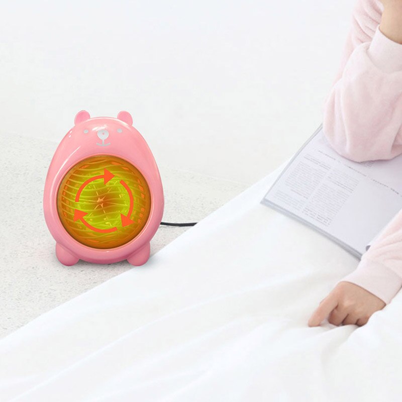 Mini Cute Fan Heater Portable Electric Heater Desktop Heating Warm Air Fan Home Office Room Heaters Handy Air Heater Warmer Fan