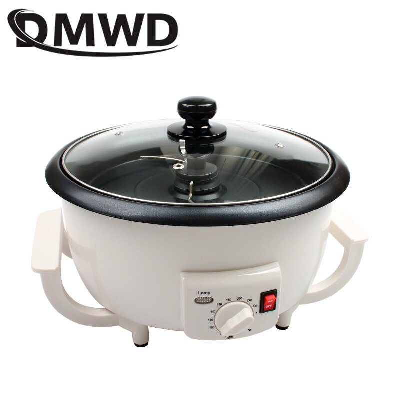 DMWD-tostador de café eléctrico, 110V/220V, frutas secas, cacahuete judías, estufa para hornear, secador de granos, granos de café, máquina para asar, EU