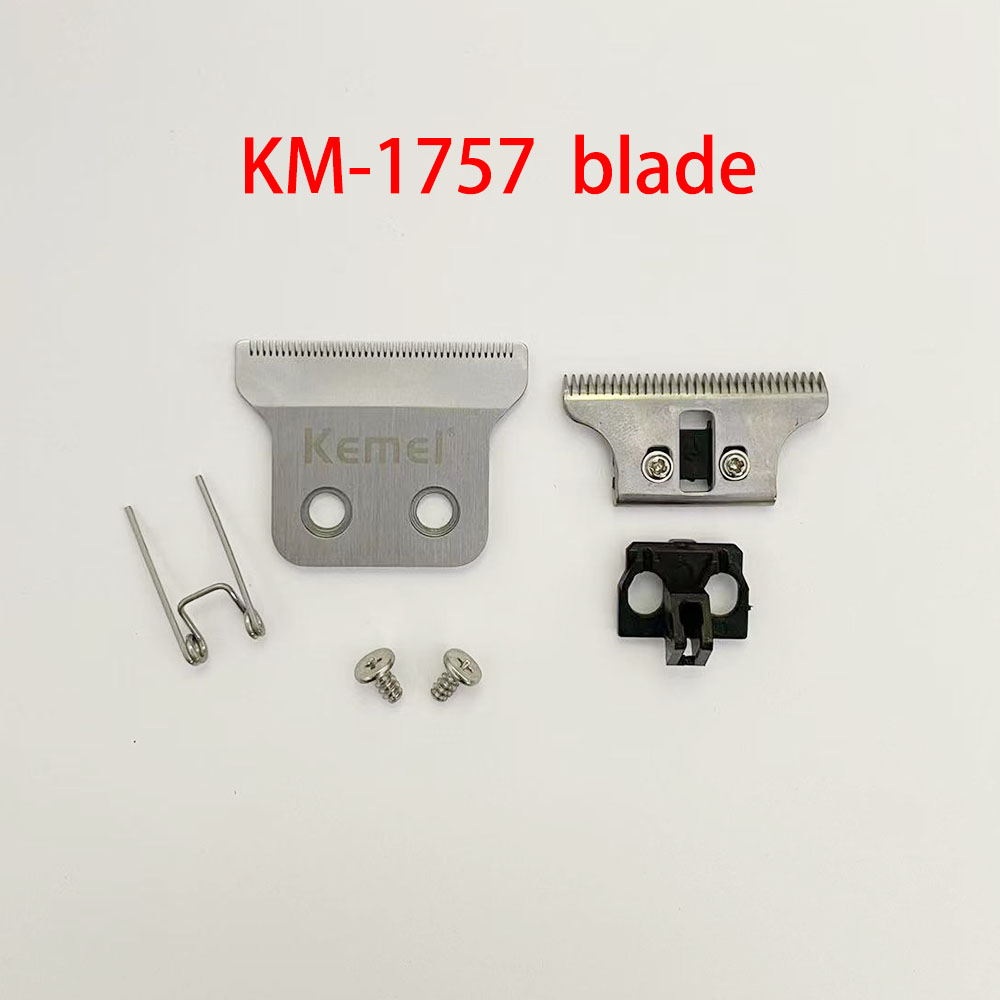 Kemei hårklipperhoved reservedele til km -5021/5026/5027/1949/1948/1757/929/678/679/1113/1115 hårtrimmerbladtilbehør: Lysegul